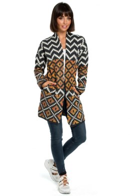 Sweter Damski Model BK007 Model 1 Multicolor - BE Knit - uniwersalny