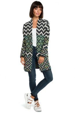 Sweter Damski Model BK007 Model 2 Multicolor - BE Knit - uniwersalny