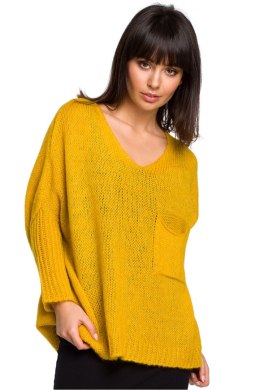 Sweter Damski Model BK018 Honey - BE Knit - uniwersalny