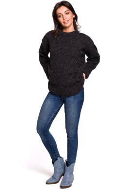 Sweter Damski Model BK038 Antracyt - BE Knit - S/M