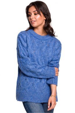 Sweter Damski Model BK038 Blue - BE Knit - S/M
