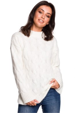 Sweter Damski Model BK038 Ecru - BE Knit - S/M