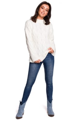 Sweter Damski Model BK038 Ecru - BE Knit - S/M