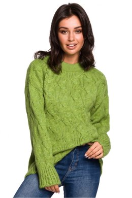 Sweter Damski Model BK038 Green - BE Knit - S/M