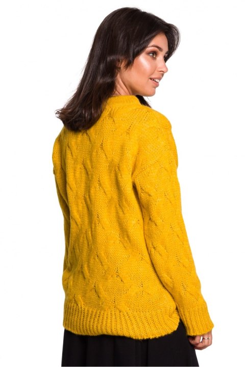 Sweter Damski Model BK038 Honey - BE Knit - L/XL Sweter Damski Model BK038 Honey - BE Knit - L/XL