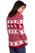 Sweter Damski Model BK039 Model 1 - BE Knit - S/M Sweter Damski Model BK039 Model 1 - BE Knit - S/M