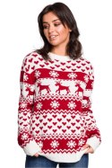 Sweter Damski Model BK039 Model 2 - BE Knit - L/XL Sweter Damski Model BK039 Model 2 - BE Knit - L/XL