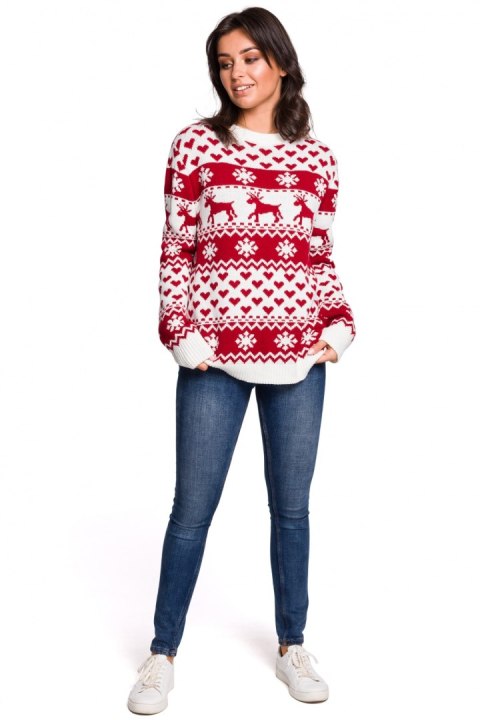 Sweter Damski Model BK039 Model 2 - BE Knit - L/XL Sweter Damski Model BK039 Model 2 - BE Knit - L/XL