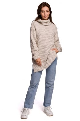 Sweter Damski Model BK047 Beige - BE Knit - uniwersalny