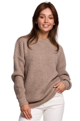 Sweter Damski Model BK052 Cappuccino - BE Knit - S/M