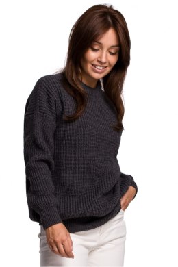 Sweter Damski Model BK052 Grafit - BE Knit - S/M
