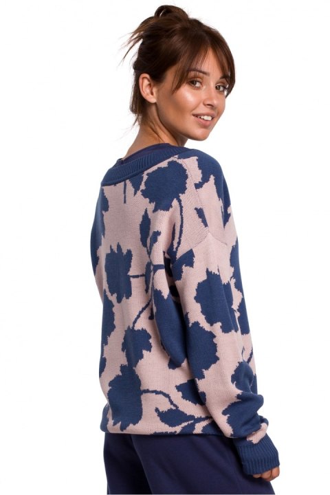 Sweter Damski Model BK056 Model 2 - BE Knit - S/M Sweter Damski Model BK056 Model 2 - BE Knit - S/M