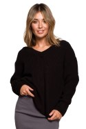 Sweter Damski Model BK075 Black - BE Knit - S/M Sweter Damski Model BK075 Black - BE Knit - S/M