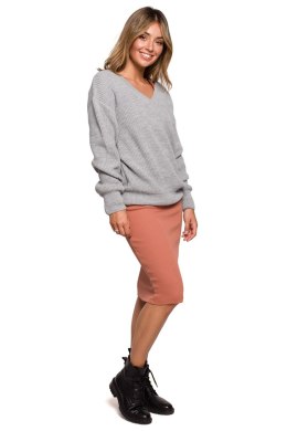 Sweter Damski Model BK075 Grey - BE Knit - S/M