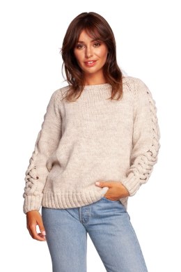 Sweter Damski Model BK090 Beige - BE Knit - L/XL