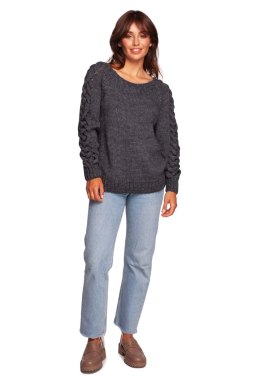 Sweter Damski Model BK090 Grey - BE Knit - S/M