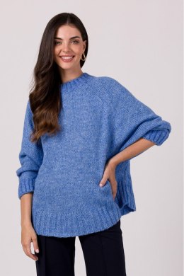 Sweter Damski Model BK105 Lazur - BE Knit - uniwersalny