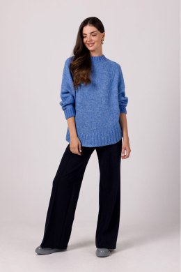 Sweter Damski Model BK105 Lazur - BE Knit - uniwersalny