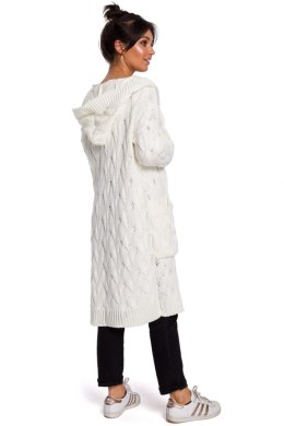 Sweter Kardigan Model BK033 Ecru - BE Knit - S/M