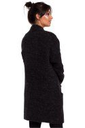 Sweter Kardigan Model BK034 Antracyt - BE Knit - S/M Sweter Kardigan Model BK034 Antracyt - BE Knit - S/M
