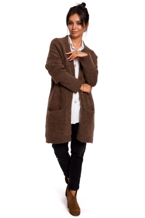 Sweter Kardigan Model BK034 Carmel - BE Knit - L/XL Sweter Kardigan Model BK034 Carmel - BE Knit - L/XL