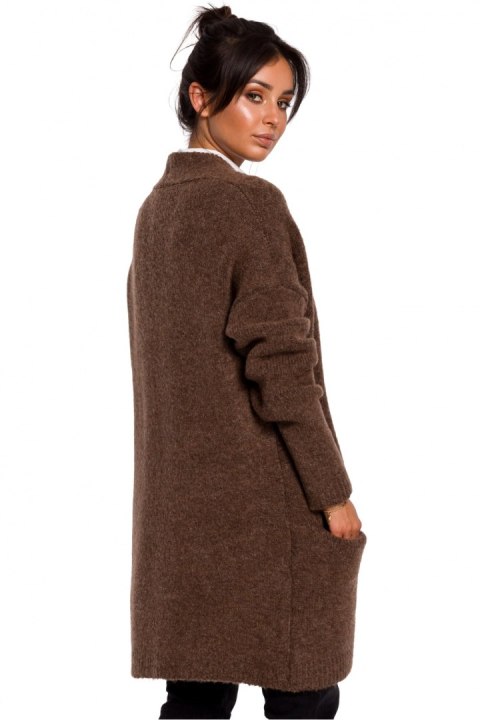 Sweter Kardigan Model BK034 Carmel - BE Knit - L/XL Sweter Kardigan Model BK034 Carmel - BE Knit - L/XL