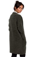 Sweter Kardigan Model BK034 Green - BE Knit - S/M Sweter Kardigan Model BK034 Green - BE Knit - S/M