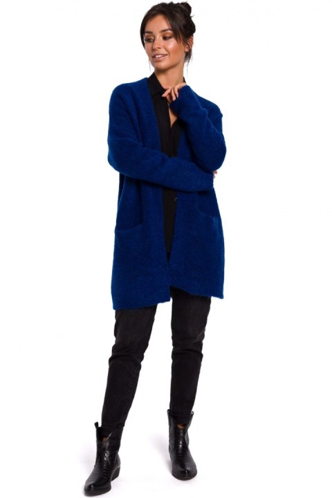 Sweter Kardigan Model BK034 Szafir - BE Knit - L/XL Sweter Kardigan Model BK034 Szafir - BE Knit - L/XL
