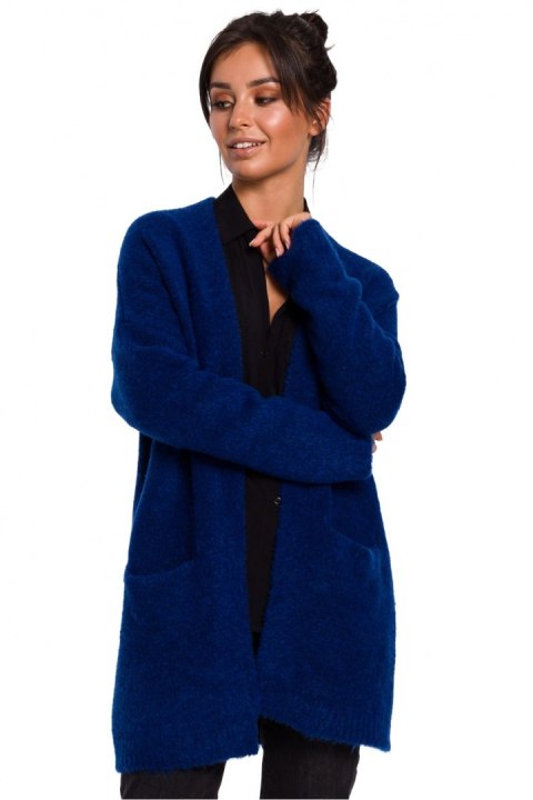 Sweter Kardigan Model BK034 Szafir - BE Knit - S/M
