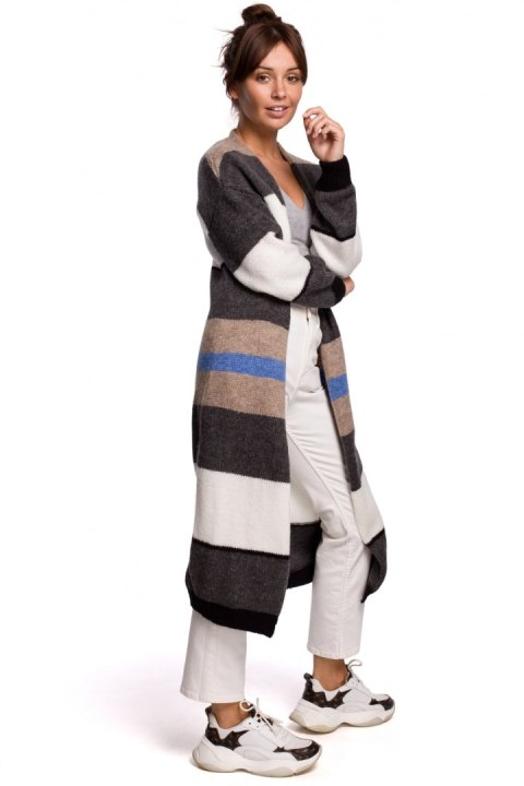 Sweter Kardigan Model BK055 Model 1 - BE Knit - L/XL Sweter Kardigan Model BK055 Model 1 - BE Knit - L/XL
