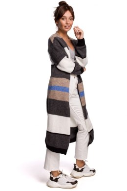 Sweter Kardigan Model BK055 Model 1 - BE Knit - S/M