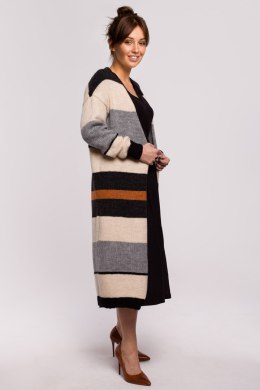 Sweter Kardigan Model BK055 Model 3 - BE Knit - L/XL