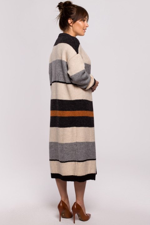 Sweter Kardigan Model BK055 Model 3 - BE Knit - S/M Sweter Kardigan Model BK055 Model 3 - BE Knit - S/M