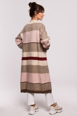 Sweter Kardigan Model BK055 Model 4 - BE Knit - L/XL