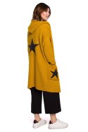 Sweter Kardigan Model BK063 Honey - BE Knit - L/XL