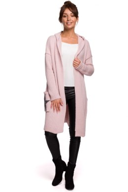 Sweter Kardigan Model BK063 Powder Pink - BE Knit - S/M