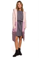Sweter Kardigan Model BK072 Model 3 - BE Knit - L/XL