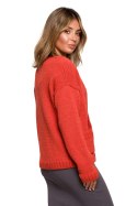 Sweter Kardigan Model BK074 Orange - BE Knit - S/M