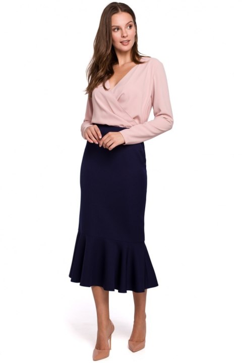 Spódnica Model K025 Atrament - Makover - S