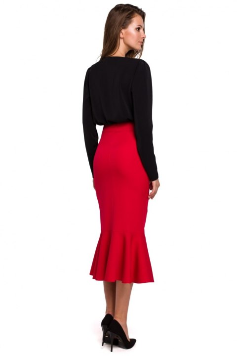 Spódnica Model K025 Red - Makover - L Spódnica Model K025 Red - Makover - L