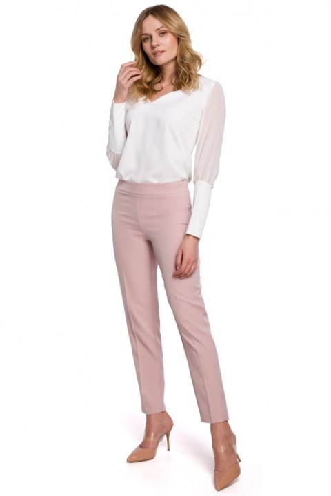 Spodnie Damskie Model K055 Dirty Pink - Makover - M