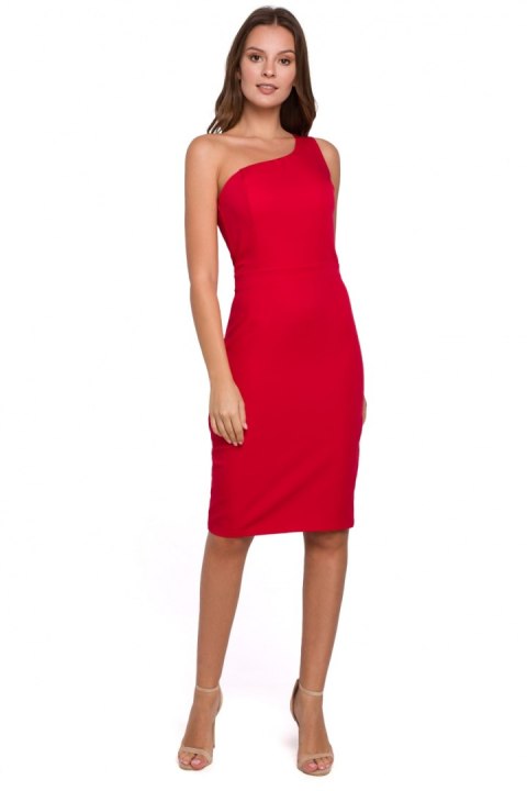 Sukienka Model K003 Red - Makover - XXL Sukienka Model K003 Red - Makover - XXL