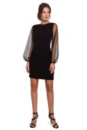 Sukienka Model K032 Black - Makover - XL Sukienka Model K032 Black - Makover - XL