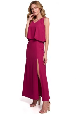 Sukienka Model K048 Śliwka - Makover - XXL