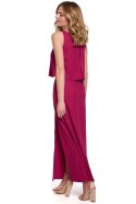 Sukienka Model K048 Śliwka - Makover - XXL Sukienka Model K048 Śliwka - Makover - XXL