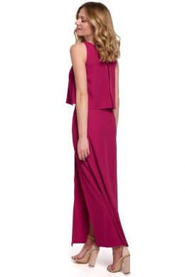 Sukienka Model K048 Śliwka - Makover - XXL