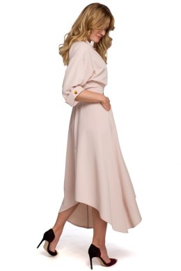 Sukienka Model K086 Beige - Makover - XXL