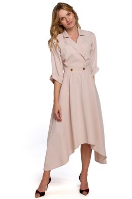 Sukienka Model K086 Beige - Makover - S