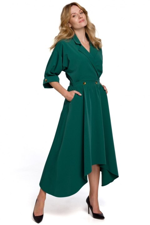 Sukienka Model K086 Green - Makover - XL Sukienka Model K086 Green - Makover - XL