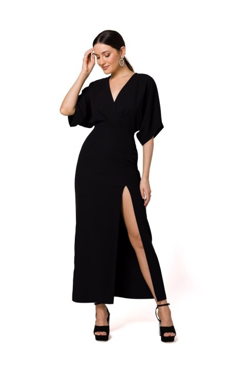 Sukienka Model K163 Black - Makover - XXL Sukienka Model K163 Black - Makover - XXL